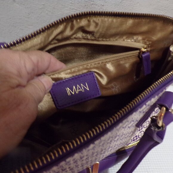 Inman Global Chic Women's Dome Travel Handbag w/Makeup Bag & Fanny Purse - Picture 9 of 14